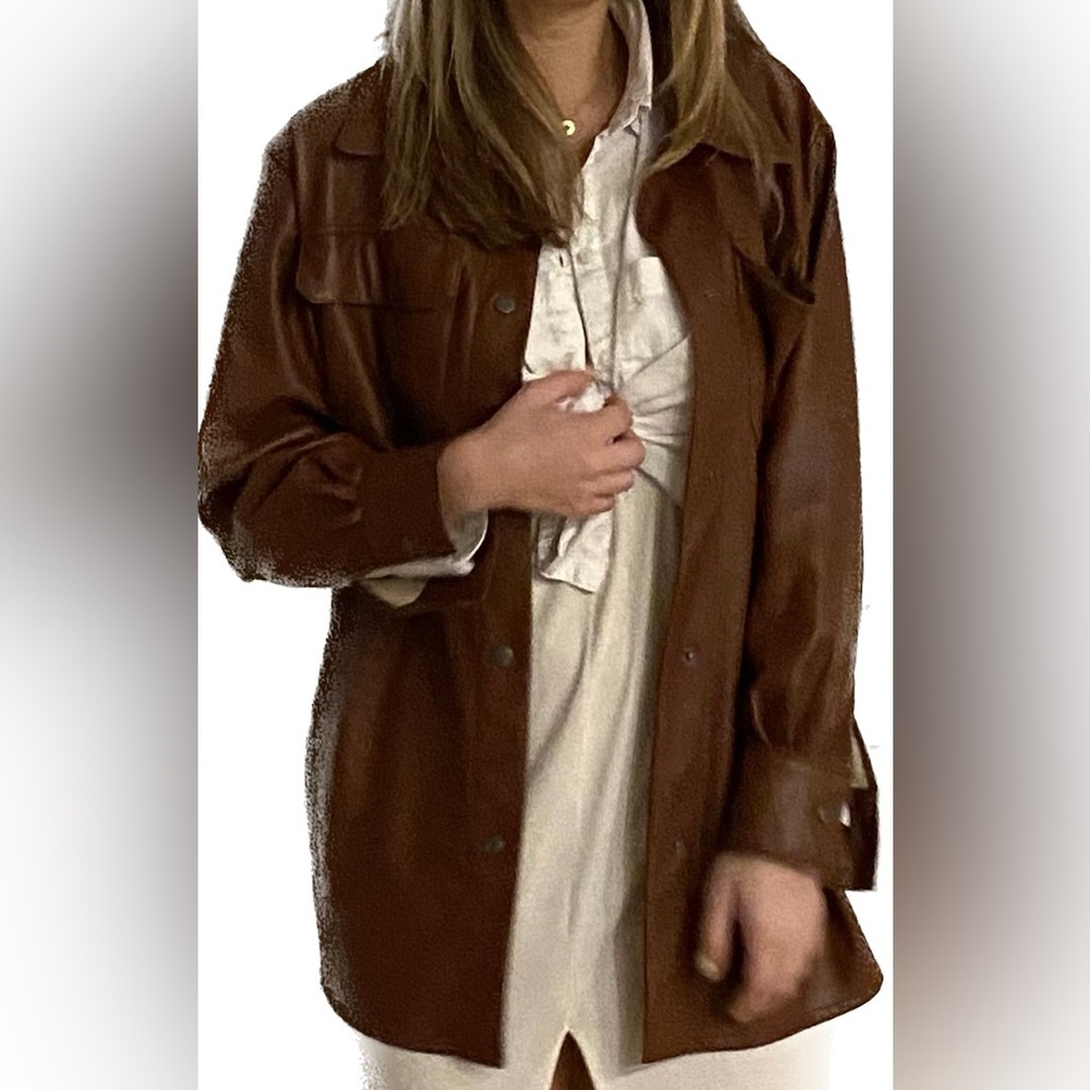 Faux Good Measure Shacket - Picture 3 of 3